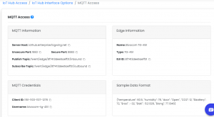 Fogwing Mqtt access