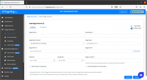 Fogwing Edge Device Page