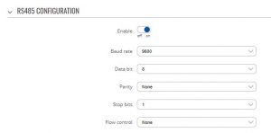Teltonica RS485 Configuration