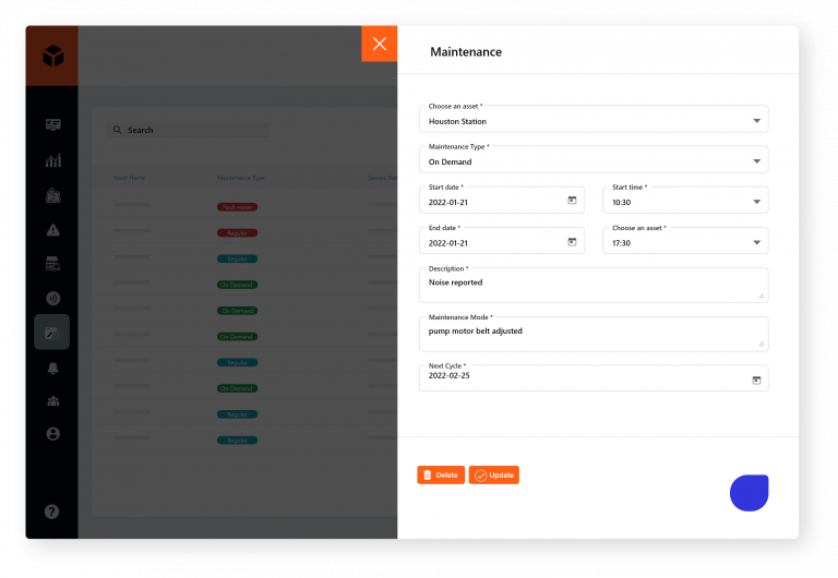 Asset+ Maintenance Request