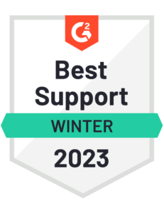 Fogwing Achieved Best Support Award in Winter 2023