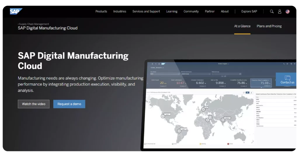 SAP Digital Manufacturing Cloud