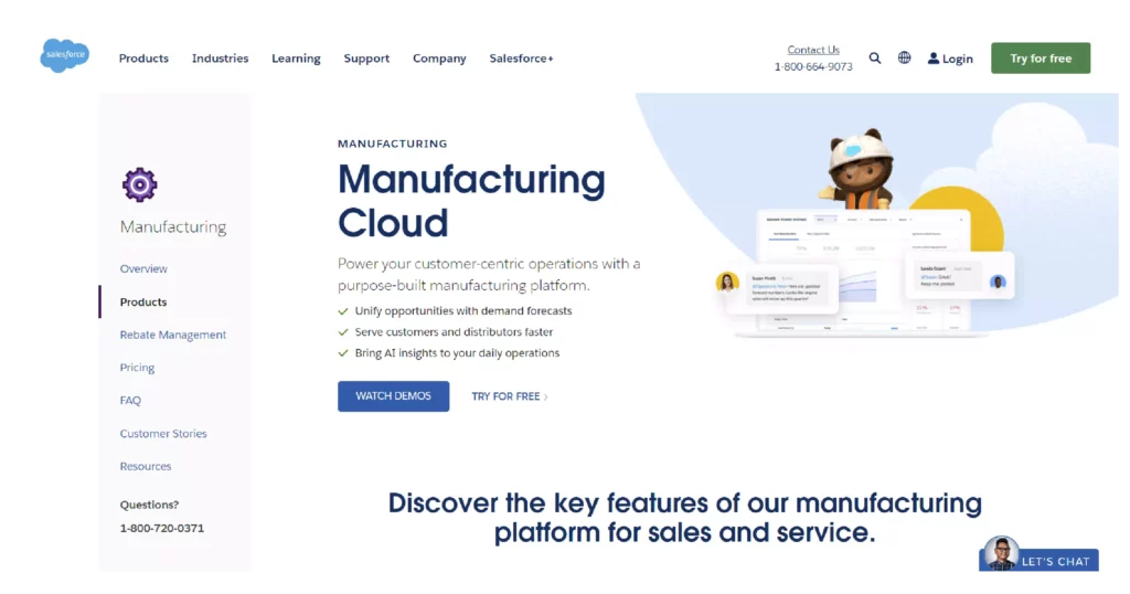 Salesforce Manufacturing Cloud