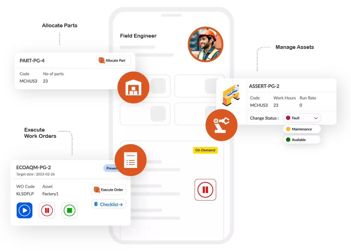 Fogwing Asset+ Field Engineer Mobile App