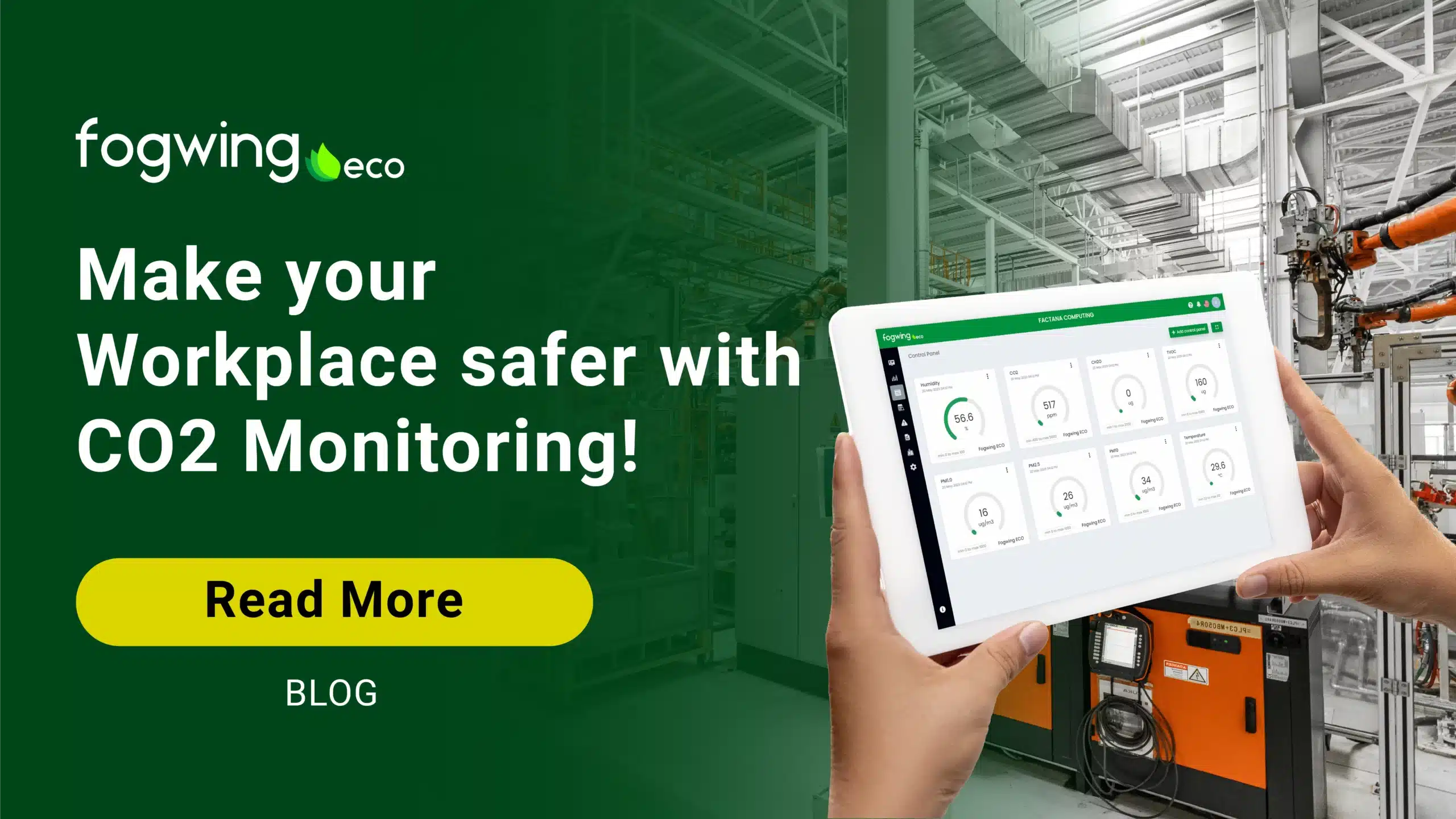 Make Your Workplace Safer with CO2 Monitoring