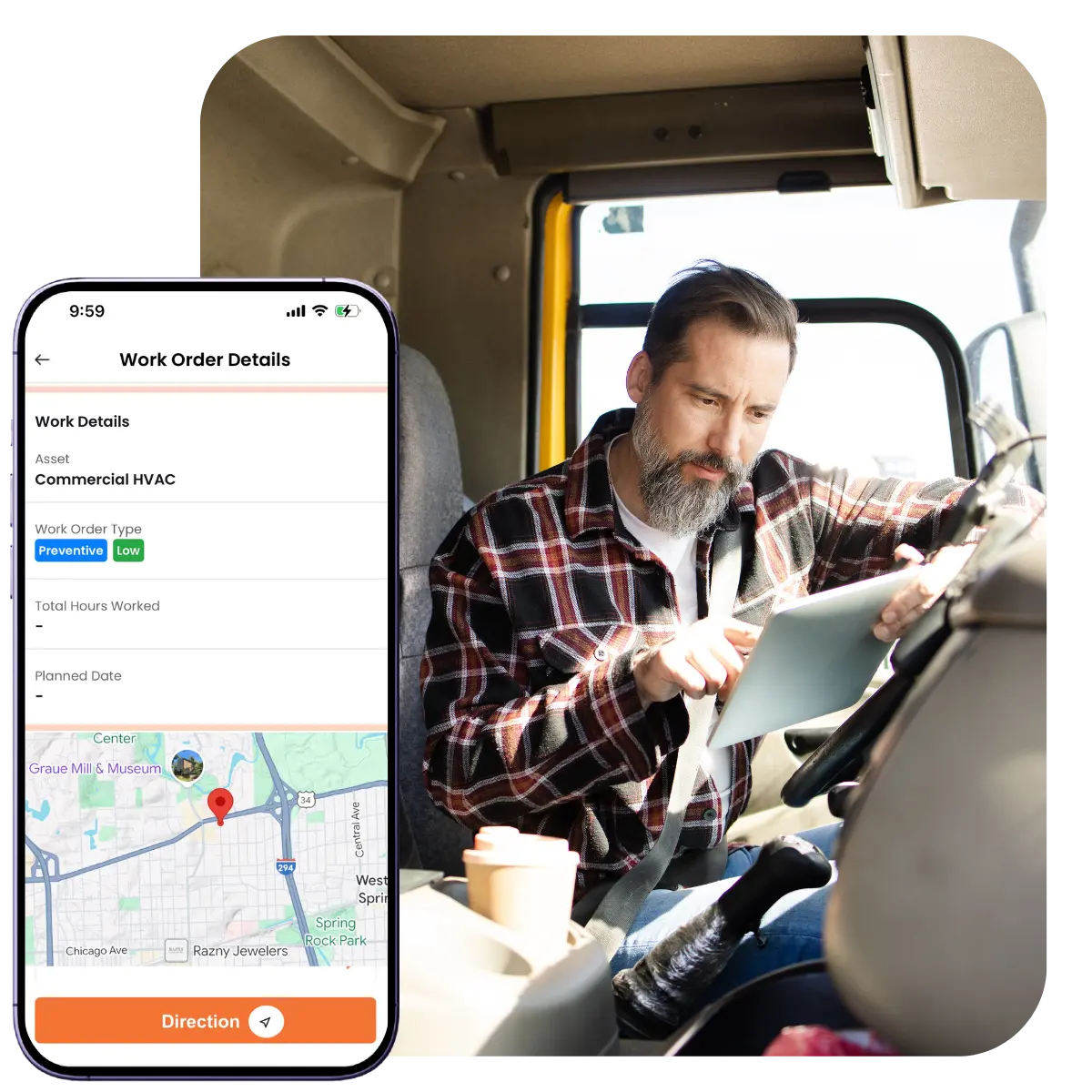 Fogwing CMMS for Real-time Dispatching