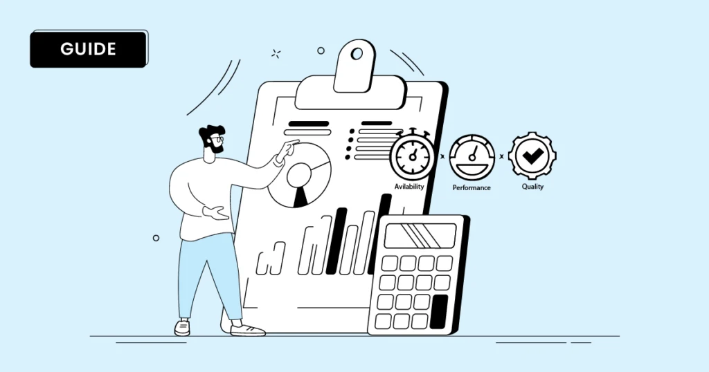 Calculate OEE of machine